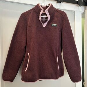L.L. Bean Sweater Fleece Pullover